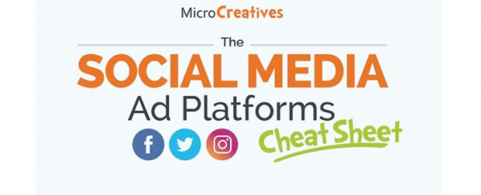 Fiche technique sur les objectifs publicitaires des réseaux sociaux – Infographie
