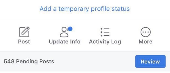 Facebook teste les statuts (texte) temporaires