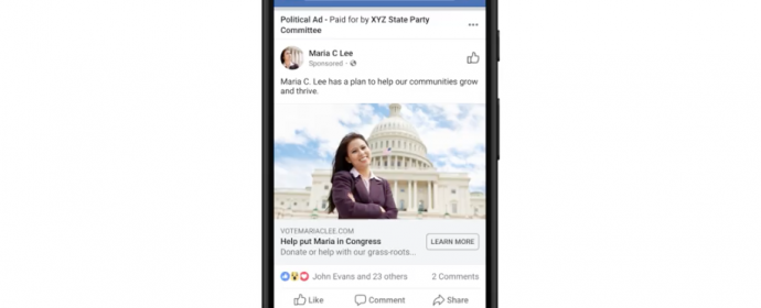 Facebook introduit la vérification obligatoire de certains annonceurs et administrateurs