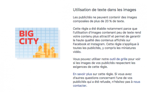 regle-publicitaire-facebook-image-texte