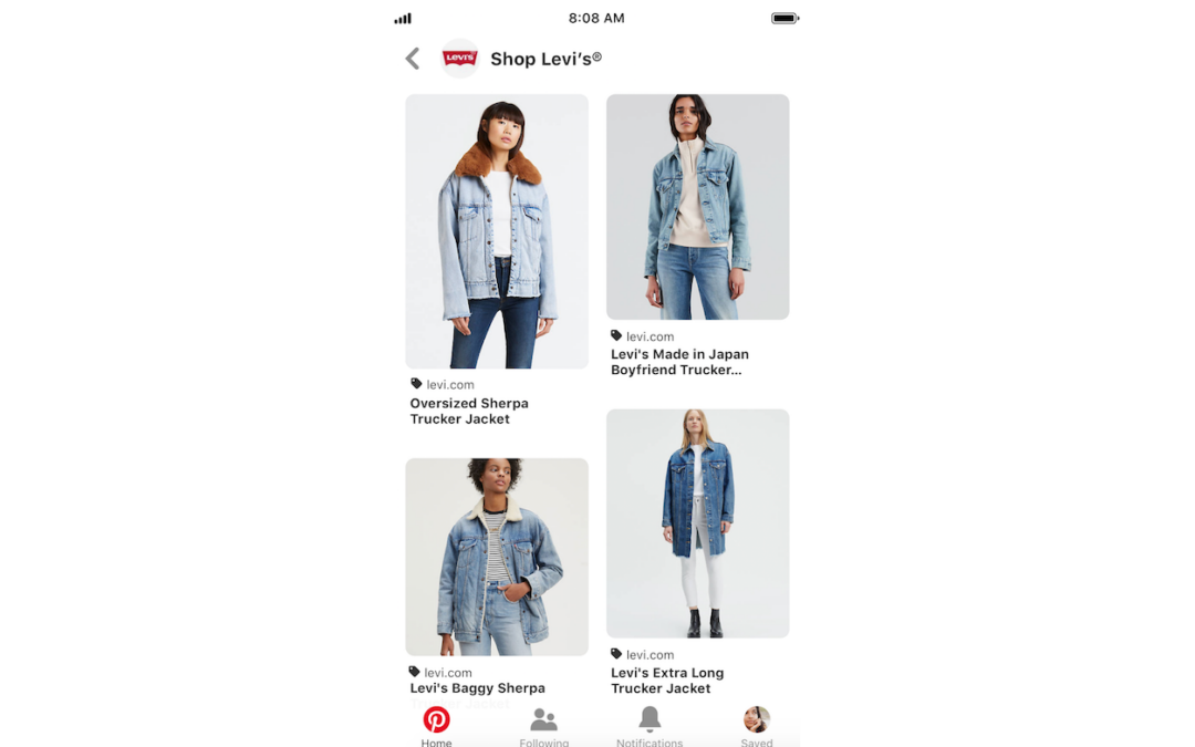 Pinterest introduit les catalogues et plus de fonctionnalités pour la promotion de produits