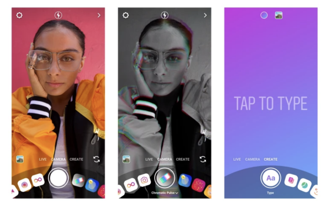 Instagram lance le sticker donation, le mode Créer et Shopping pour les influenceurs