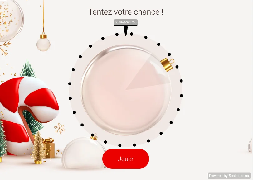 jeu concours noel roue de la chance